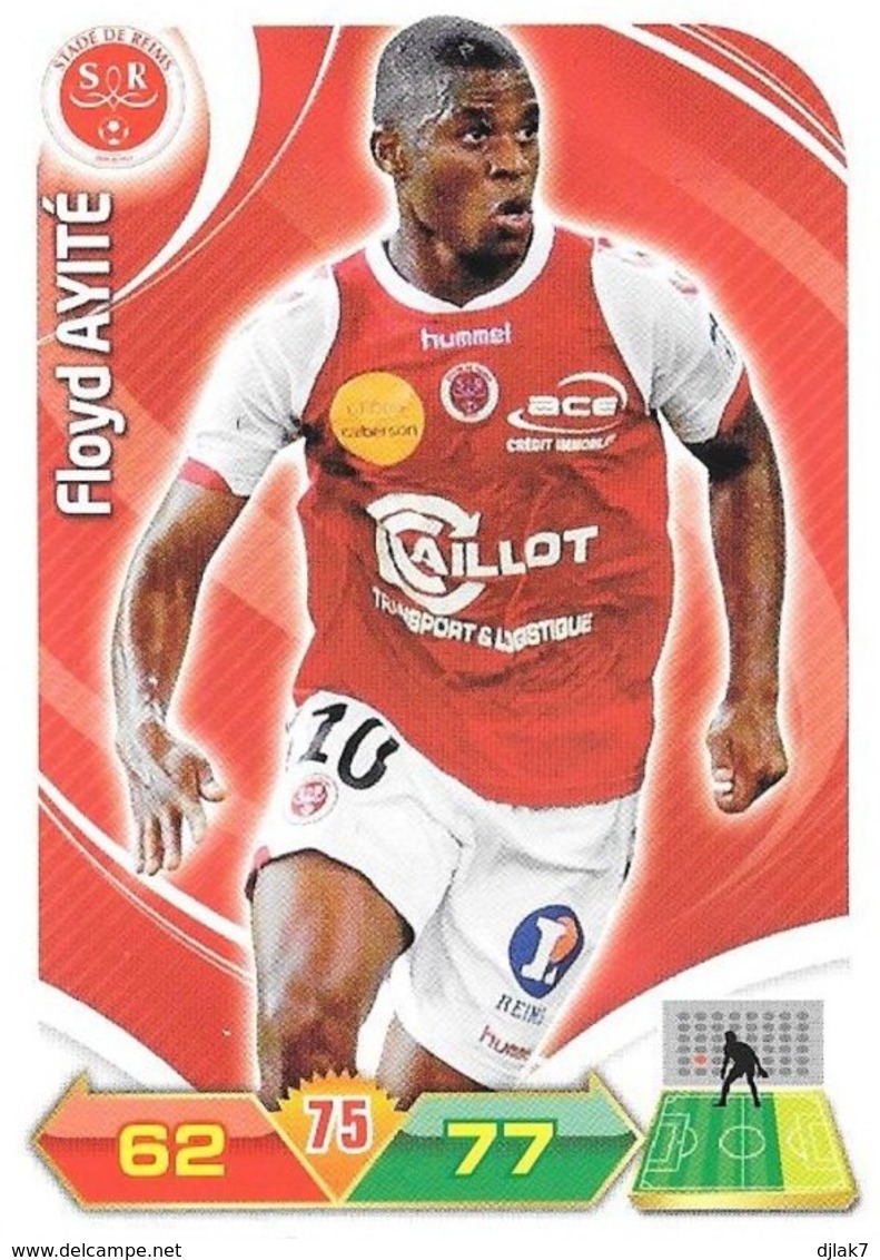 CARTE PANINI ADRENALYN XL LIGUE 1 SAISON 2012-13 – STADE DE REIMS - FLOYD AYITE - Trading Cards