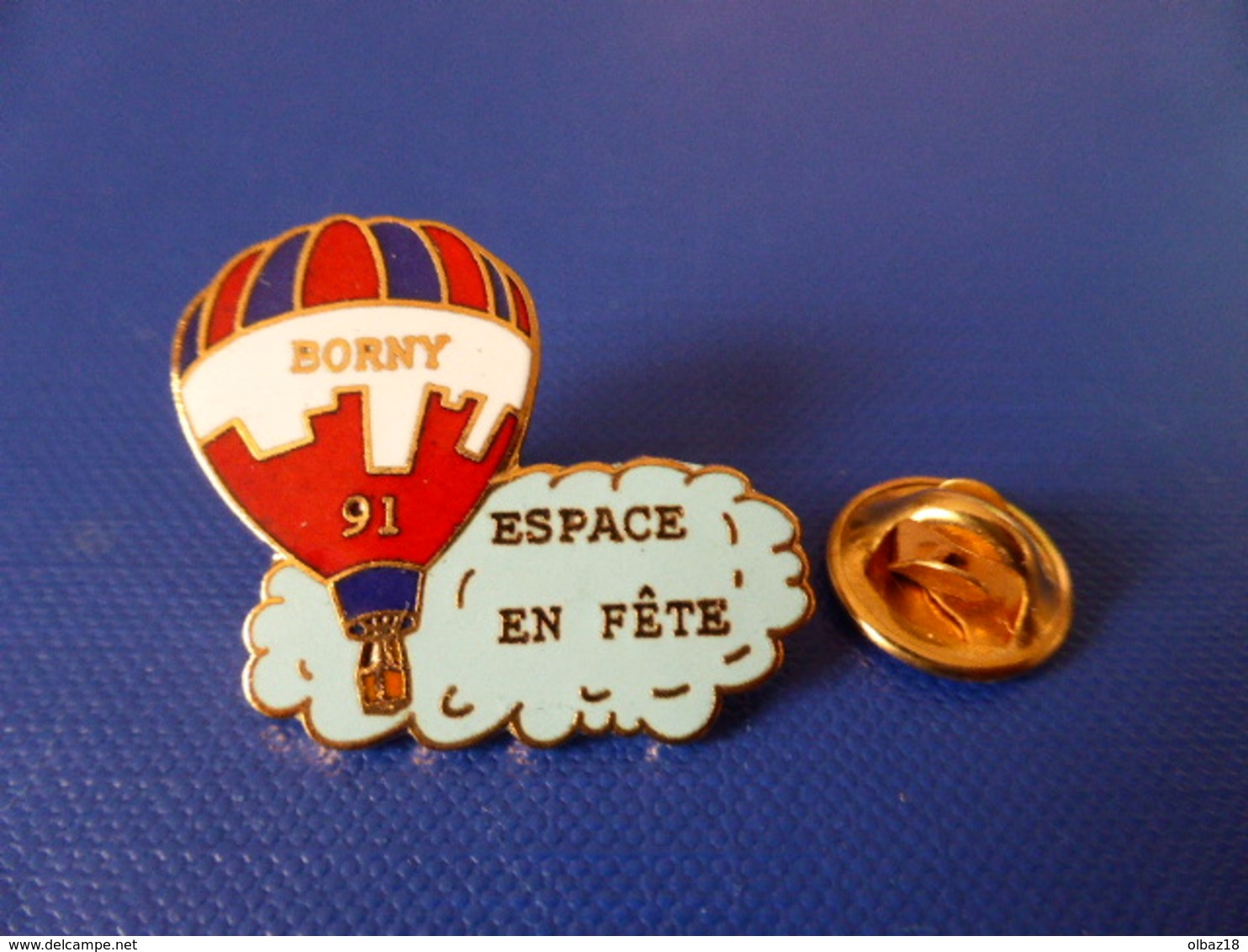 Pin's Montgolfière Borny 91 Espace En Fête (YJ37) - Montgolfières