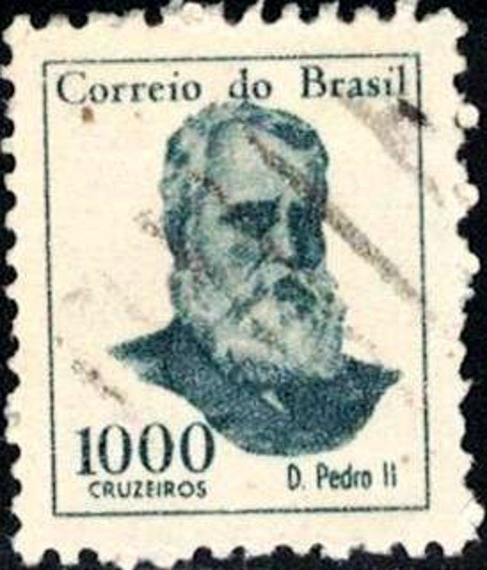 Dom Pedro II, Last Ruler Of The Empire Of Brazil, Brazil Stamp SC#992A Used - Oblitérés