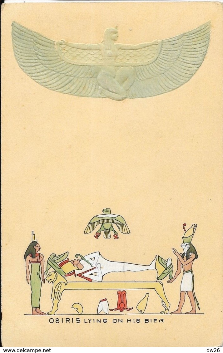 Egypte - Osiris Lying On His Bier (allongée Sur Son Cercueil) - Illustration, Carte N° 27200 Non Circulée - Otros & Sin Clasificación