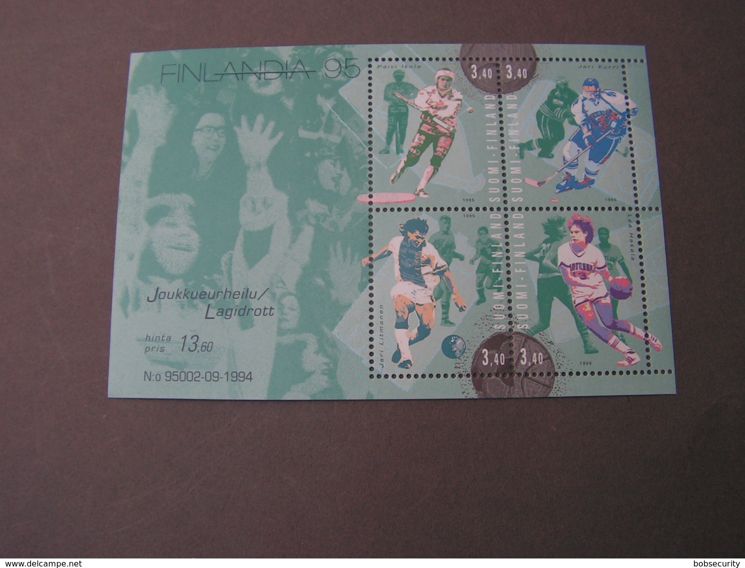 Finland Bl. Sport** MNH - Blocks & Kleinbögen