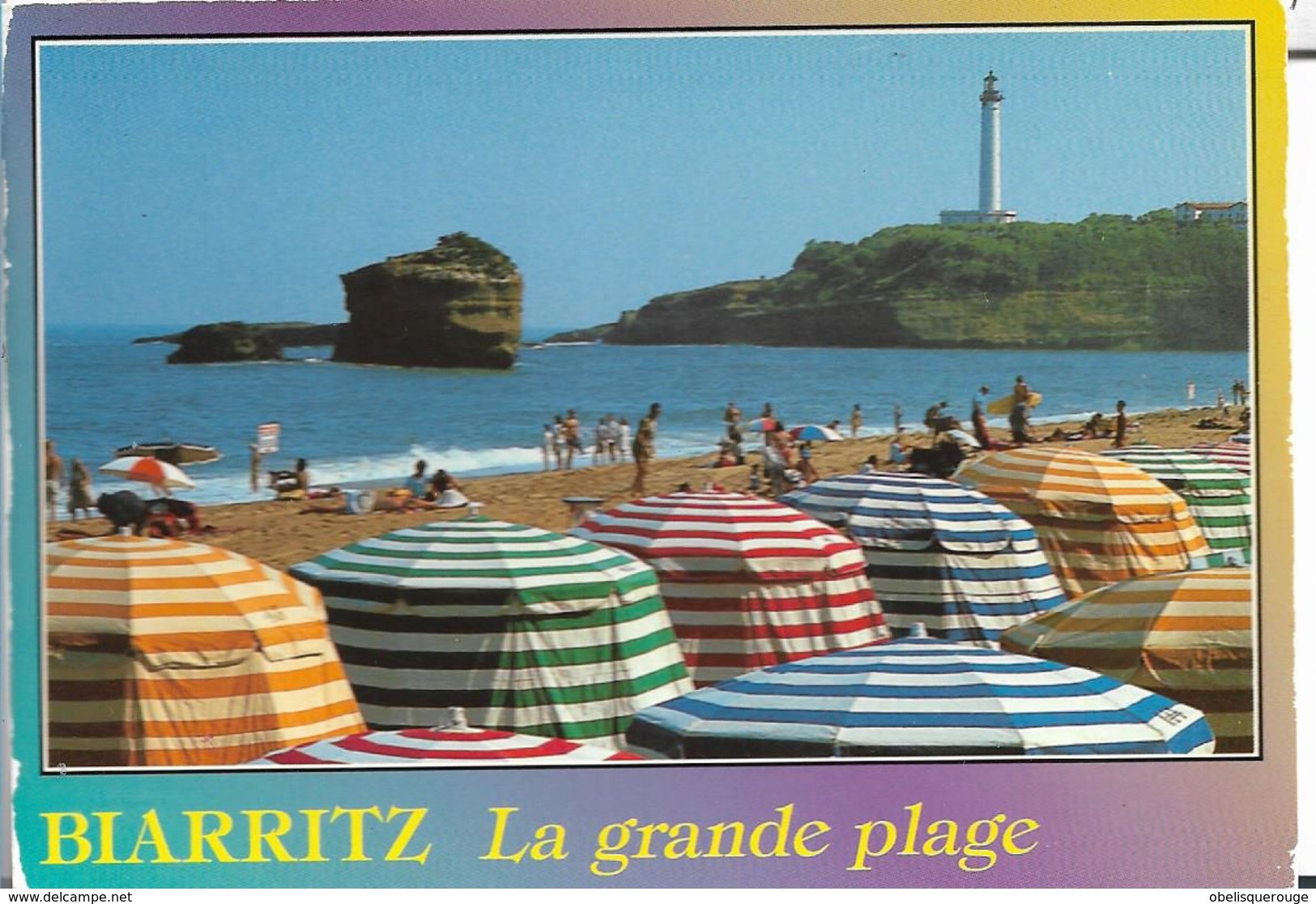 64 - BIARRITZ- LA PLAGE POINTE ST SAINT MARTIN ET LE PHARE - Biarritz