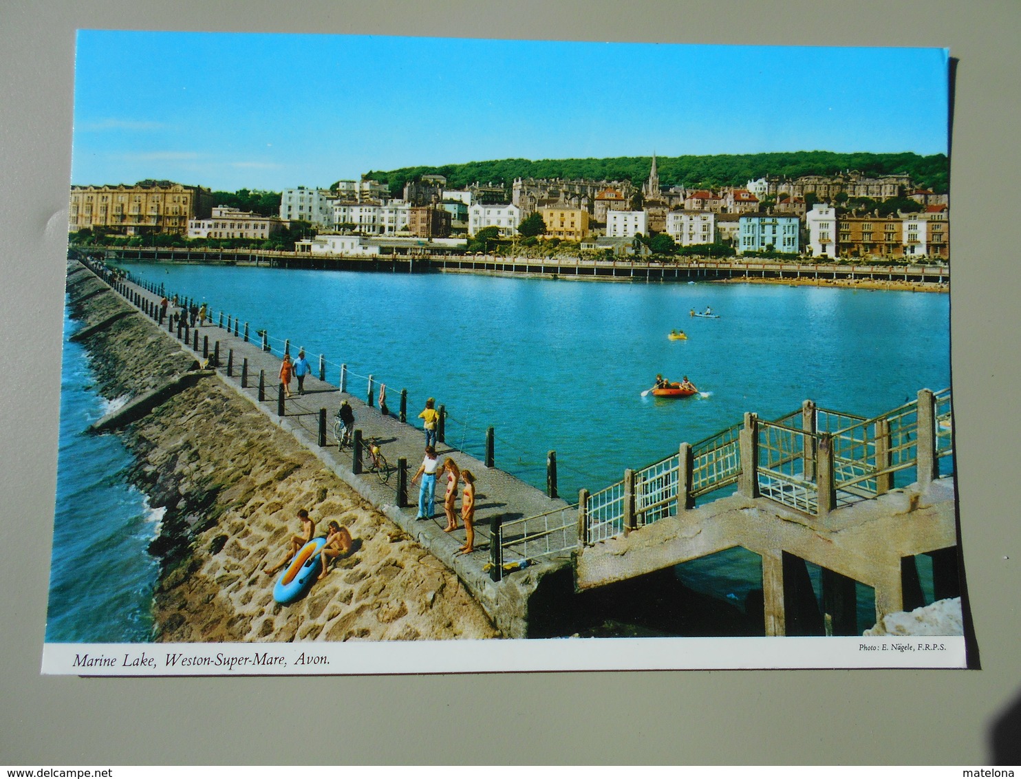 ANGLETERRE SOMERSET WESTON SUPER MARE MARINE LAKE - Weston-Super-Mare