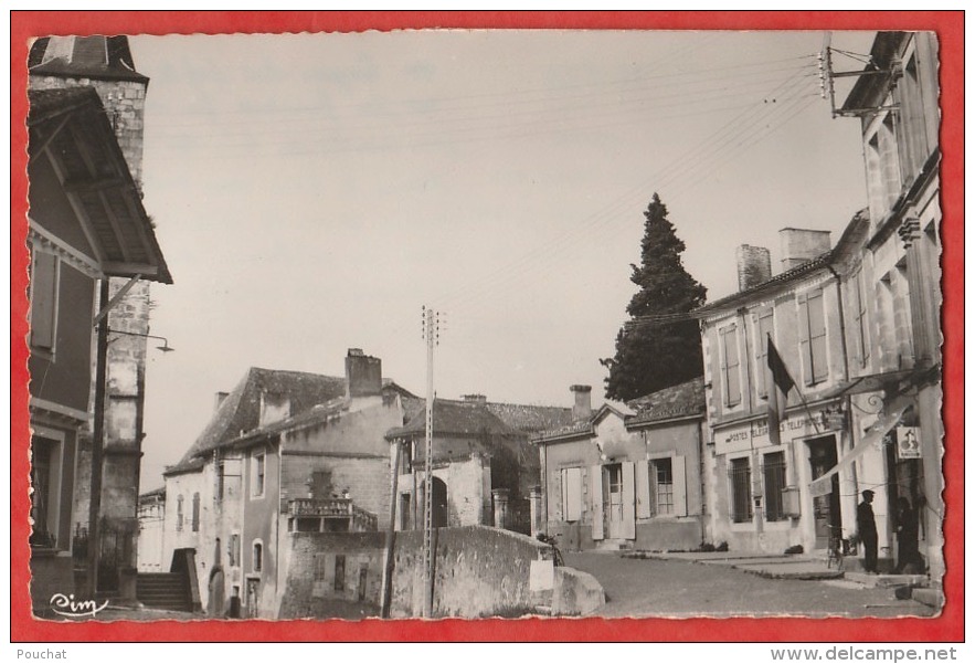 L22- 47) LAUZUN (LOT ET GARONNE)  LA POSTE ET LES ECOLES   - (2 SCANS) - Autres & Non Classés