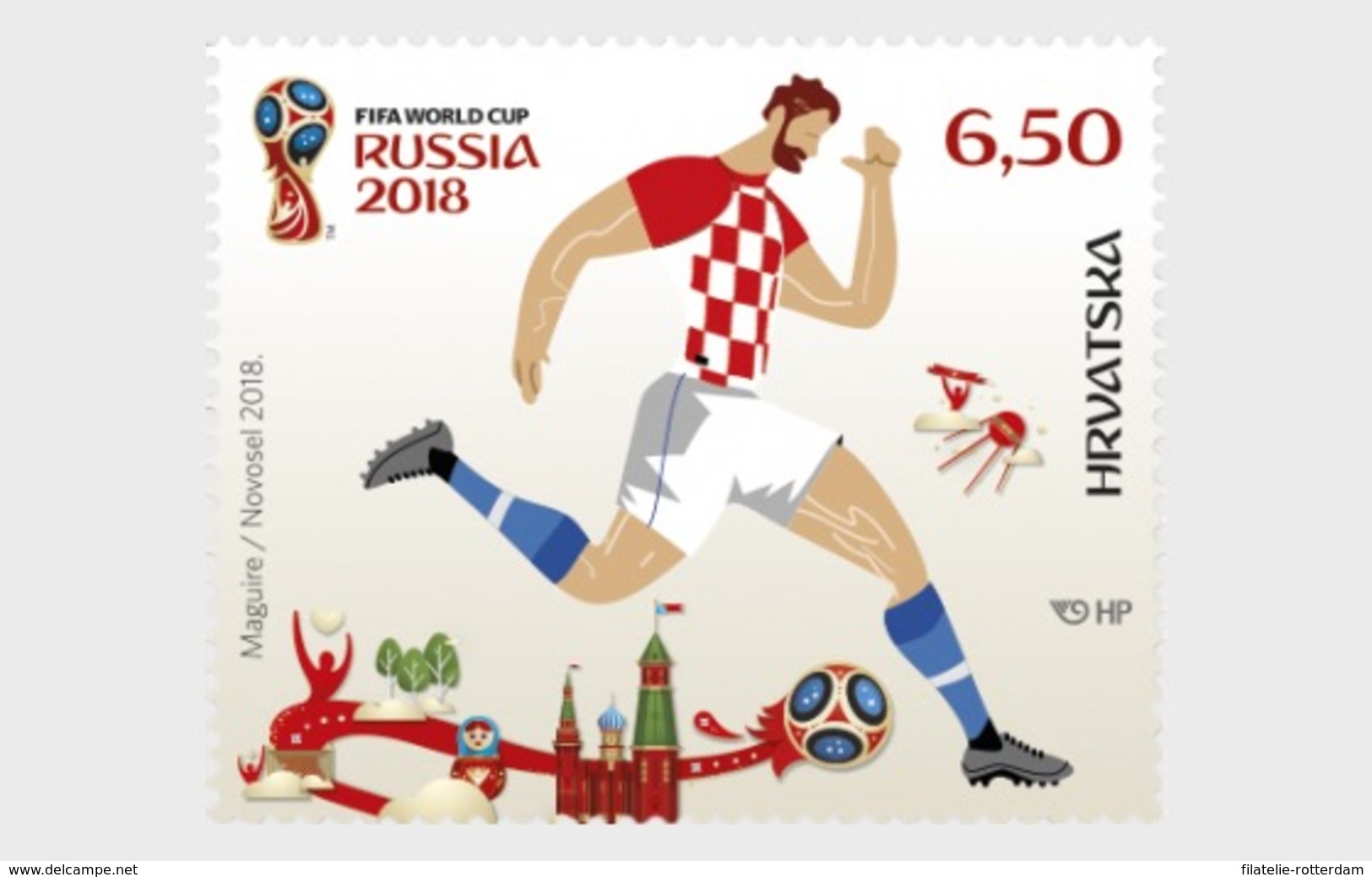 Kroatië / Croatia - Postfris / MNH - WK Voetbal Rusland 2018 - Kroatië