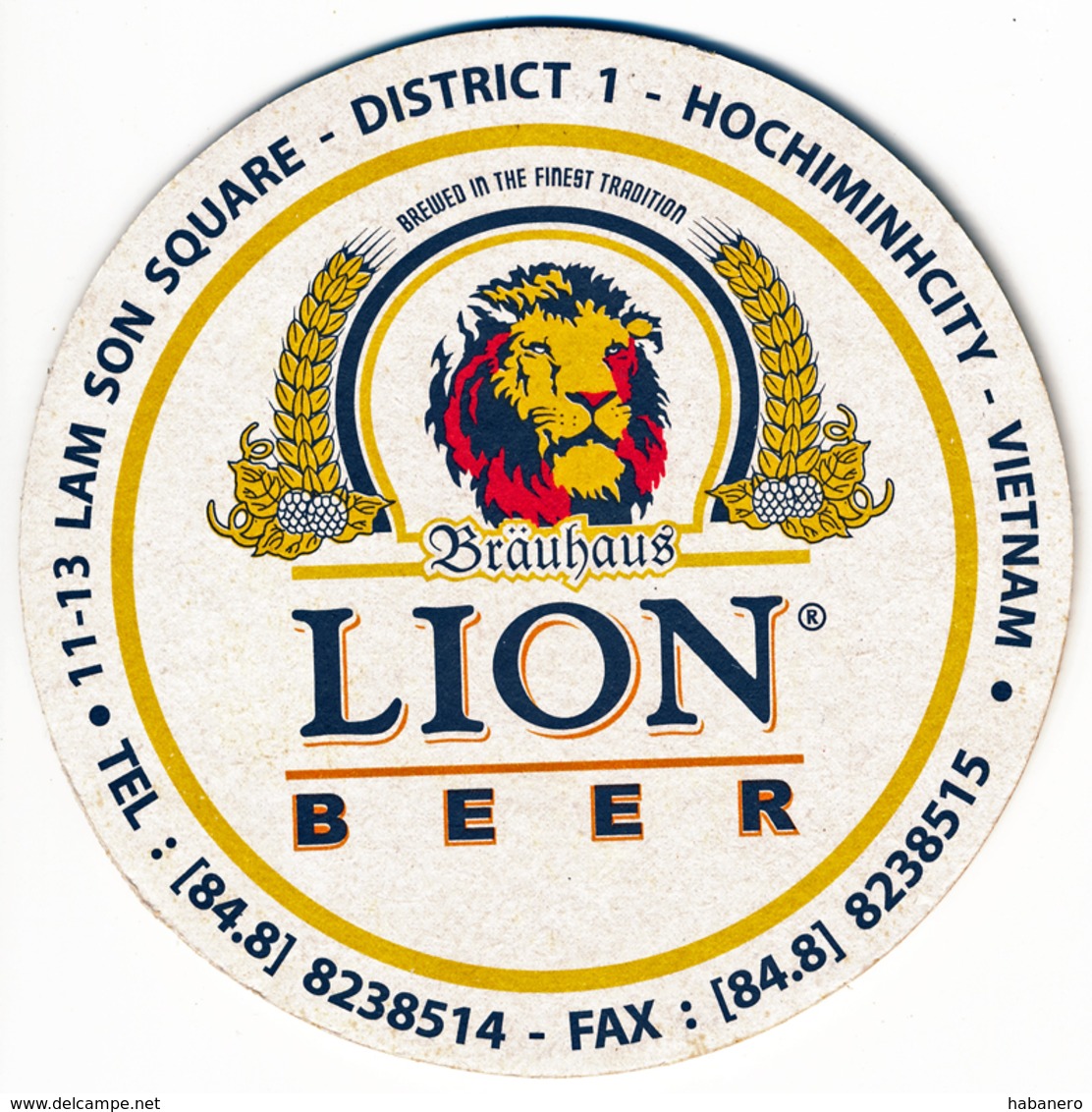 VIETNAM - LION BEER - CRAFT BEER FROM HO CHI MINH (SAIGON) - Bierdeckel