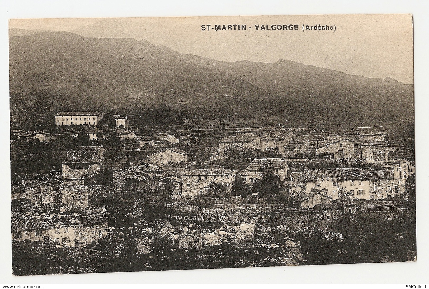 07 Saint Martin Valgorge, Vue Générale. Carte Inédite (3395) - Other & Unclassified