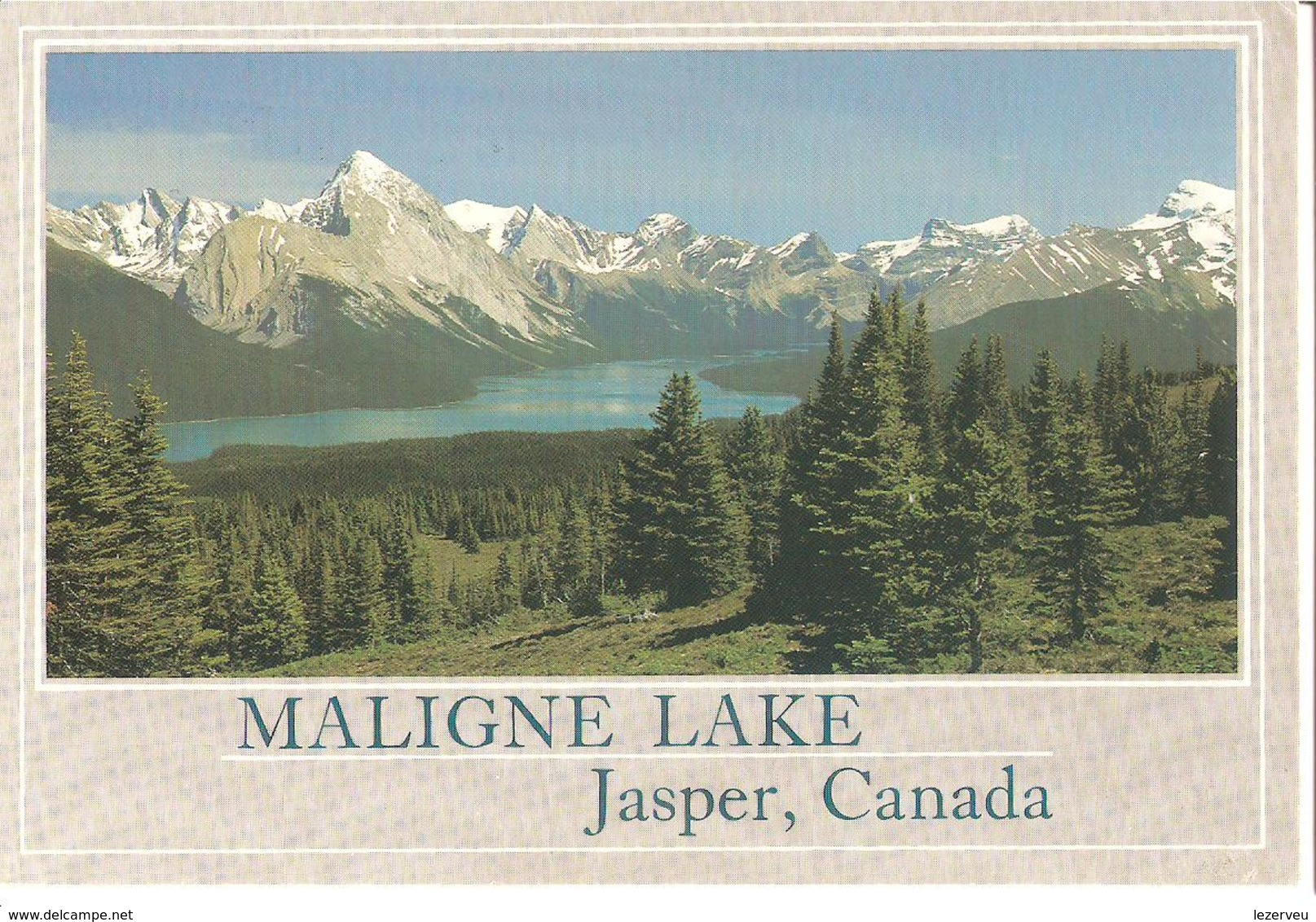 CP CANADA MALIGNE LAKE  JASPER NATIONAL PARK ALBERTA - Jasper