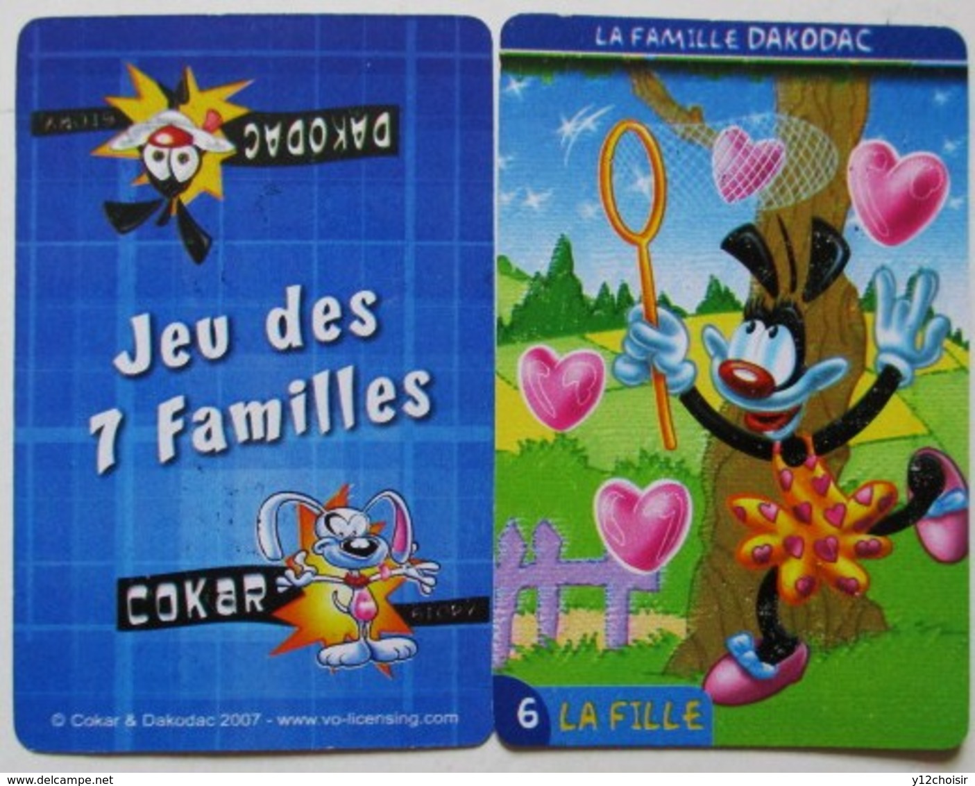 ANCIEN JEU DE CARTES COMPLET DE 7 SEPT FAMILLES COKAR & DAKODAC - Autres & Non Classés