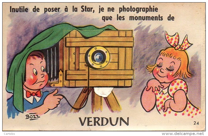 55 VERDUN Carte Système - Verdun