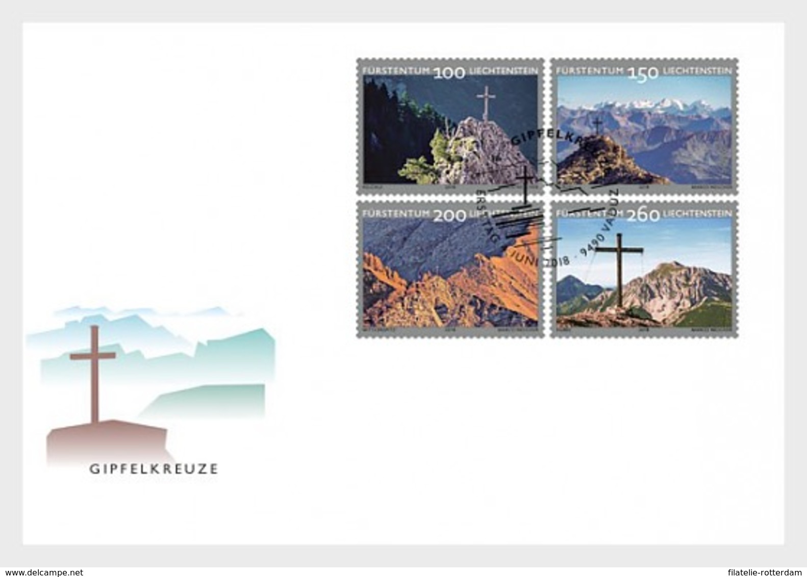 Liechtenstein - Postfris / MNH - FDC Kruizen Op Bergen 2018 - Unused Stamps