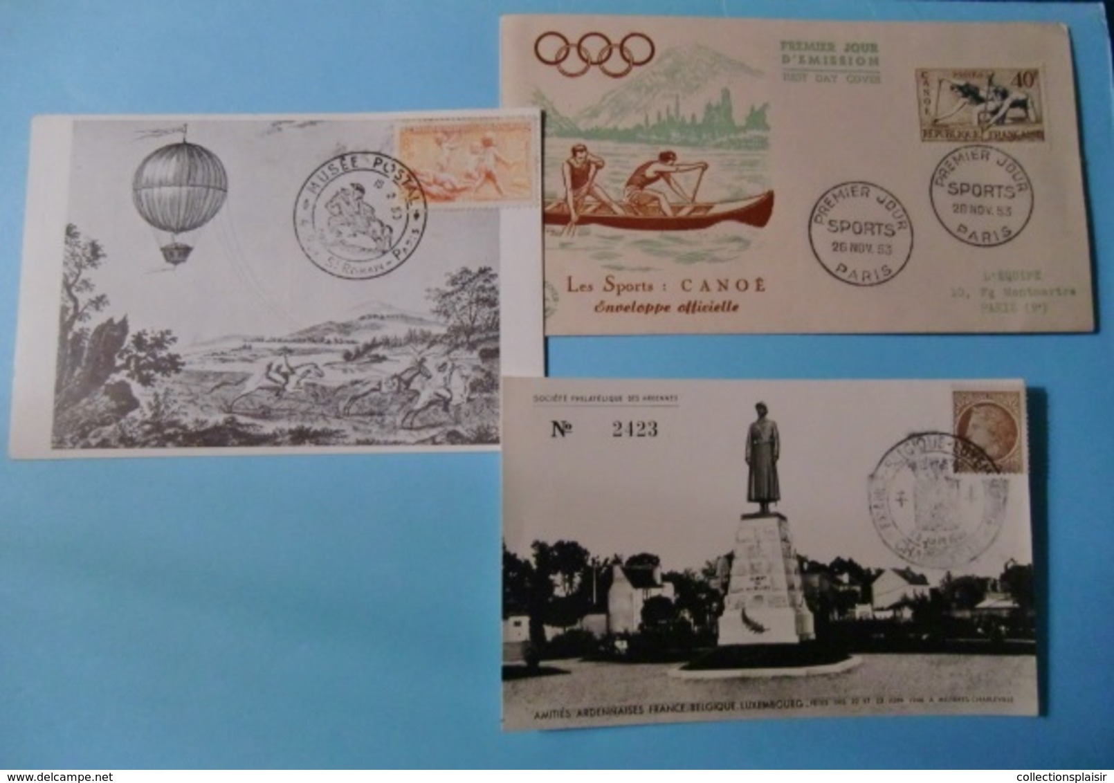 LIQUIDATION + DE 400 FDC ET DOCUMENTS FEUILLETS NOMBREUX THEMES A SAISIR/gros Carton - Sammlungen