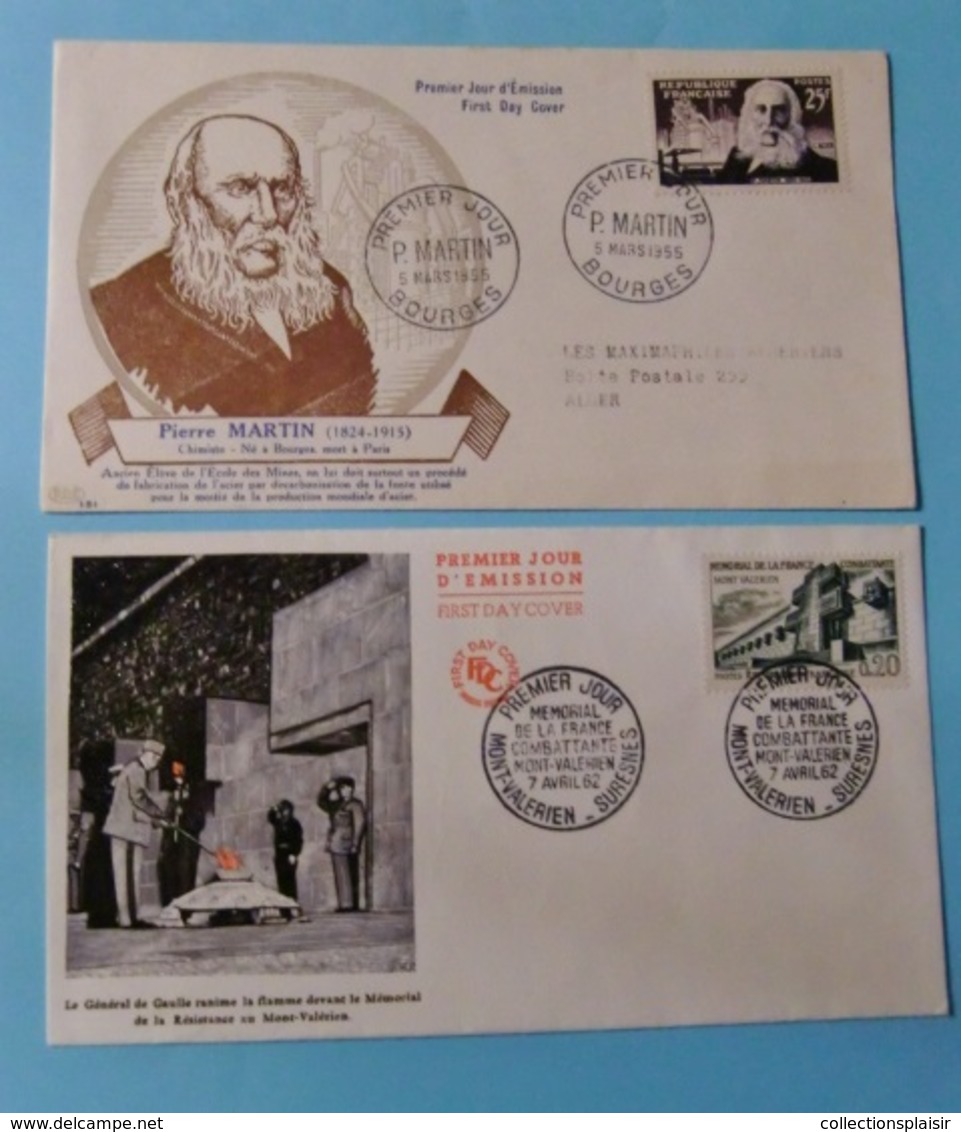 LIQUIDATION + DE 400 FDC ET DOCUMENTS FEUILLETS NOMBREUX THEMES A SAISIR/gros carton