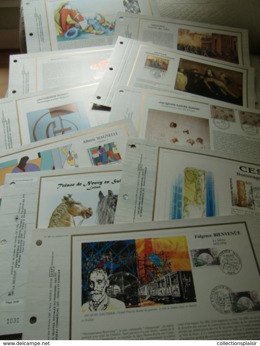 LIQUIDATION + DE 400 FDC ET DOCUMENTS FEUILLETS NOMBREUX THEMES A SAISIR/gros carton