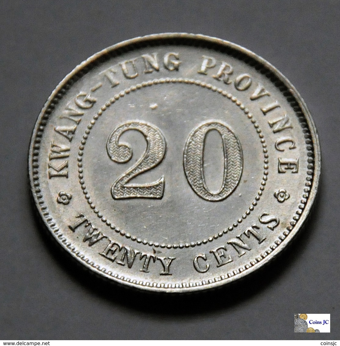 China - Kwangtung Province - 20 Cents - 1912-1924 - China
