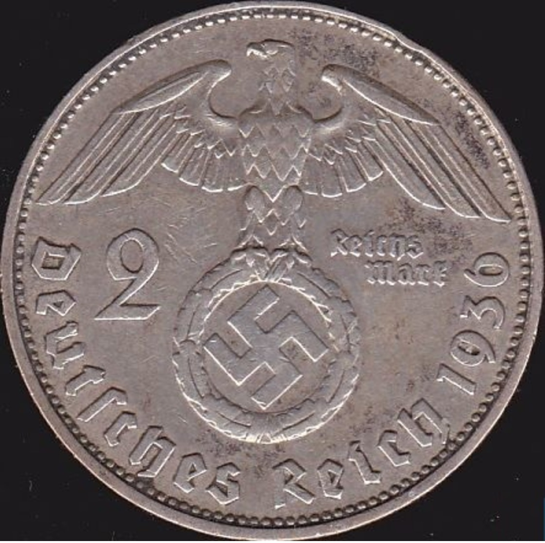 Allemange, Troisième Reich 2 Reichsmark 1936 D - Argent /silver - 2 Reichsmark