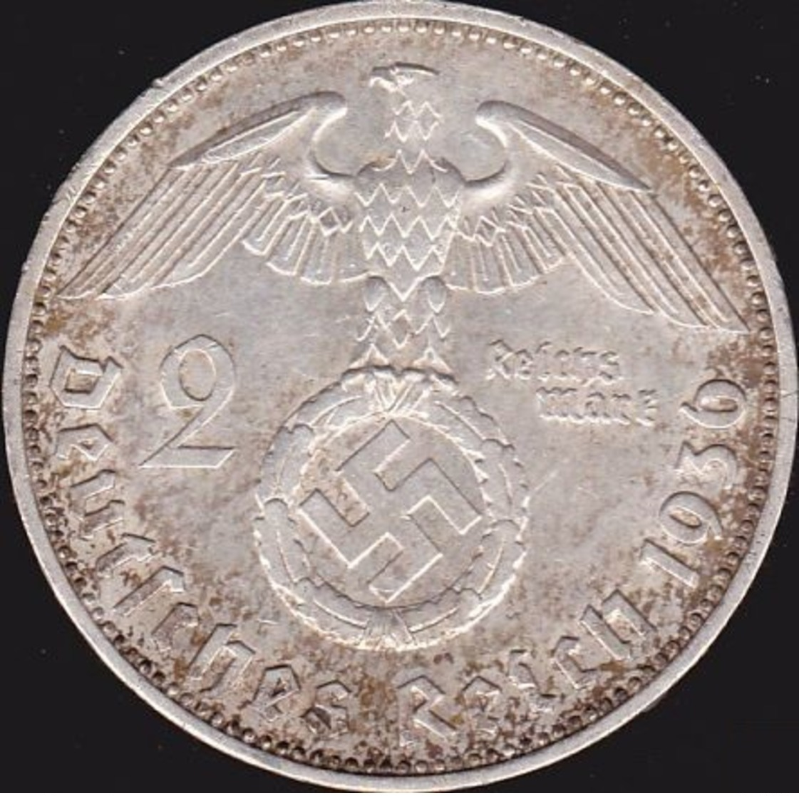 Allemange, Troisième Reich 2 Reichsmark 1936 E - Argent /silver - 2 Reichsmark