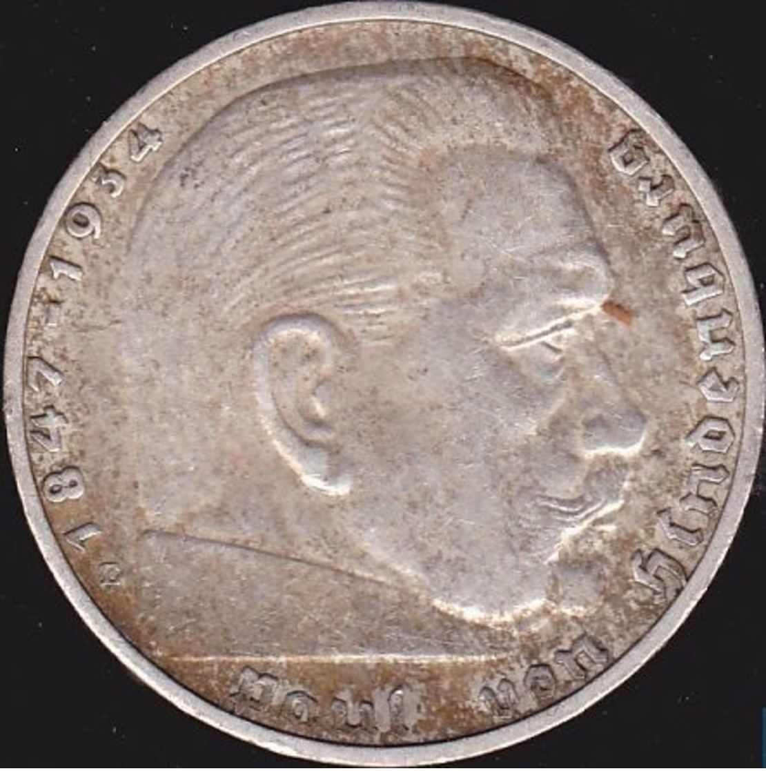 Allemange, Troisième Reich 2 Reichsmark 1936 E - Argent /silver - 2 Reichsmark