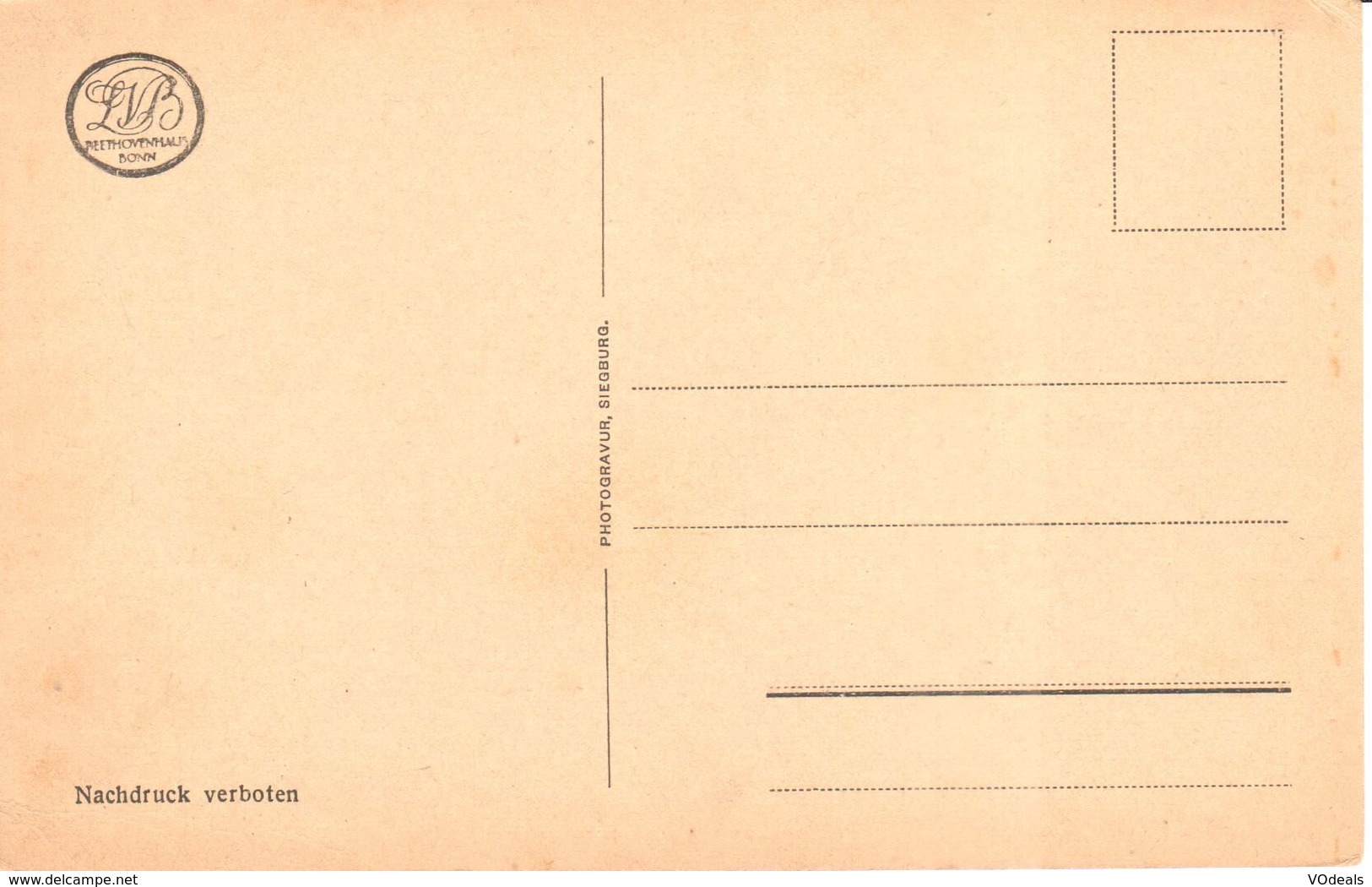 Rhénanie-du-Nord-Westphalie - CPA - Bonn - Das Beethovenhaus - Bonngasse 20 - Strassenansicht - Bonn