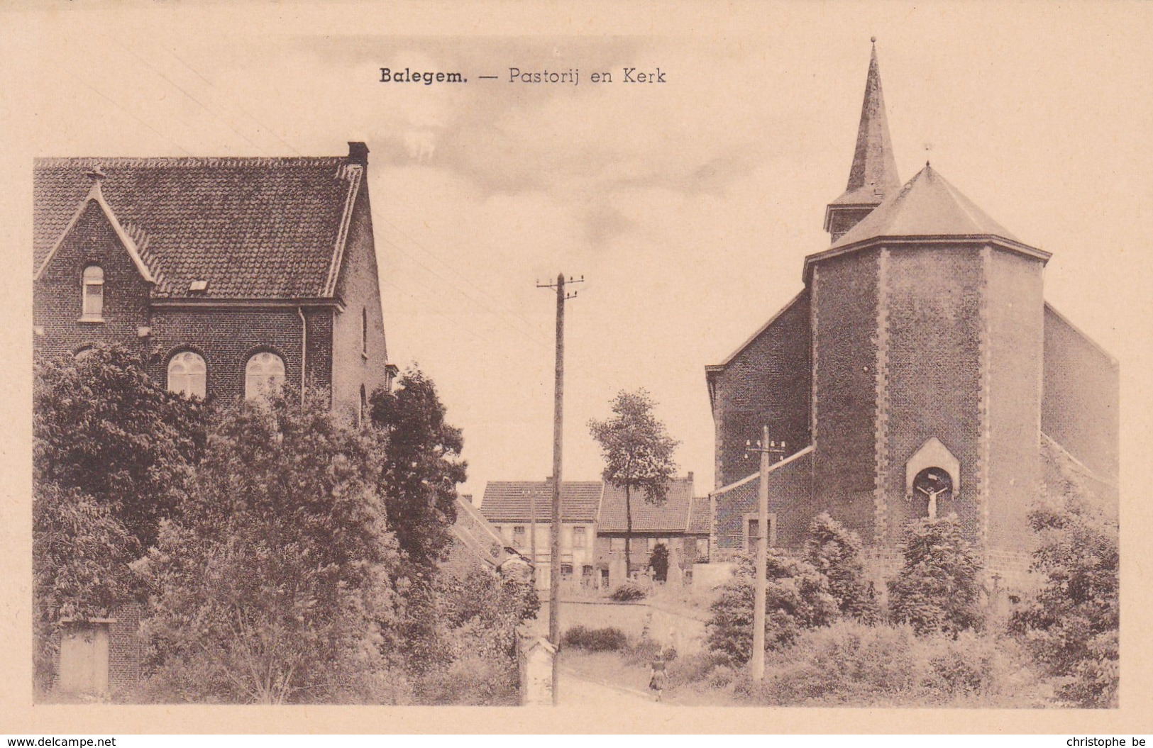 Balegem, PAstorij En Kerk (pk47027) - Oosterzele