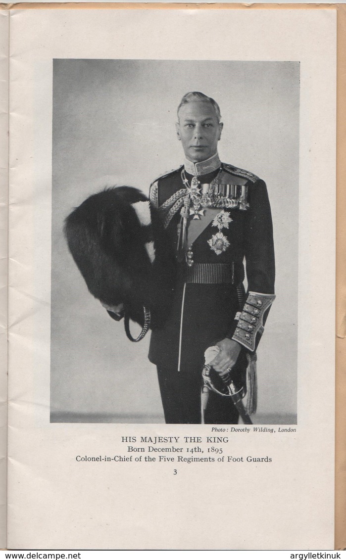 KING GEORGE 6TH TROOPING THE COLOUR BIRTHDAY PRINCESS ELIZABETH 1949 - Britische Armee