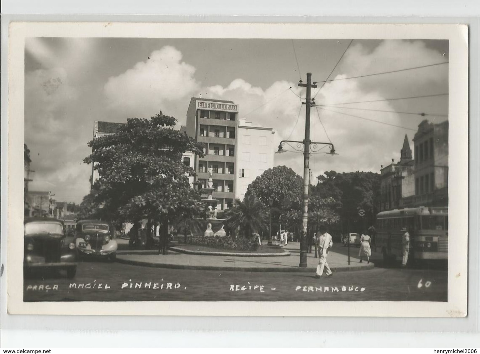 Brésil Brasil  Parça Maciel Pinheiro Recife Pernambuco Autocar Bus Carte Photo - Autres