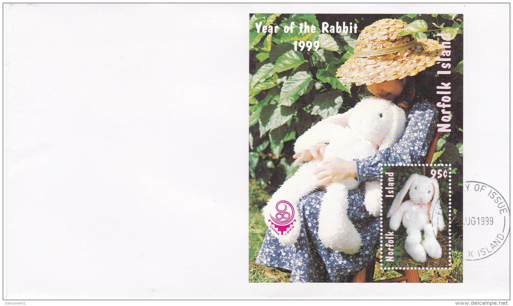 Norfolk Island 1999 Year Of Rabbit China '99 Sc 672a - Norfolk Eiland