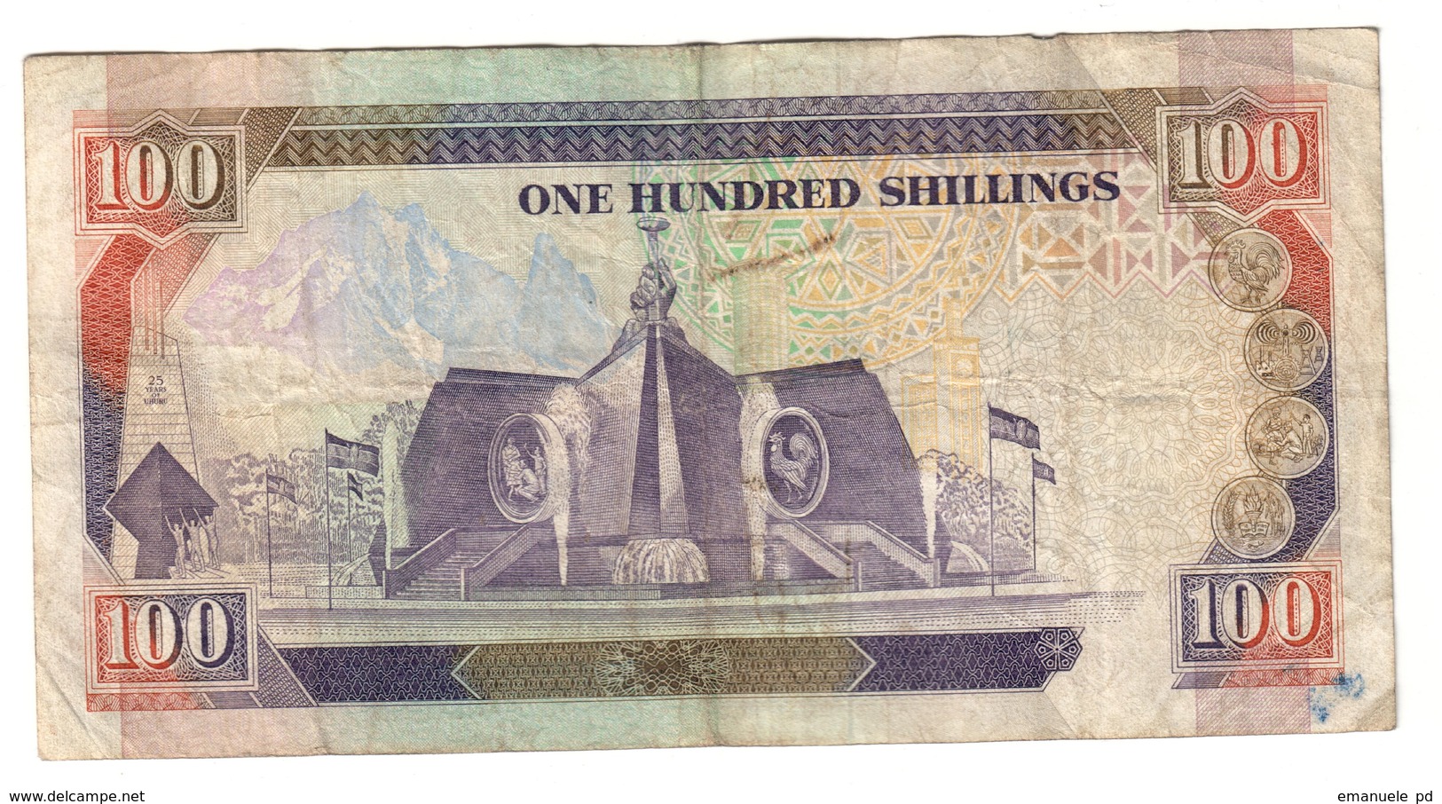 Kenya 100 Shillings 02/01/1992 - Kenia