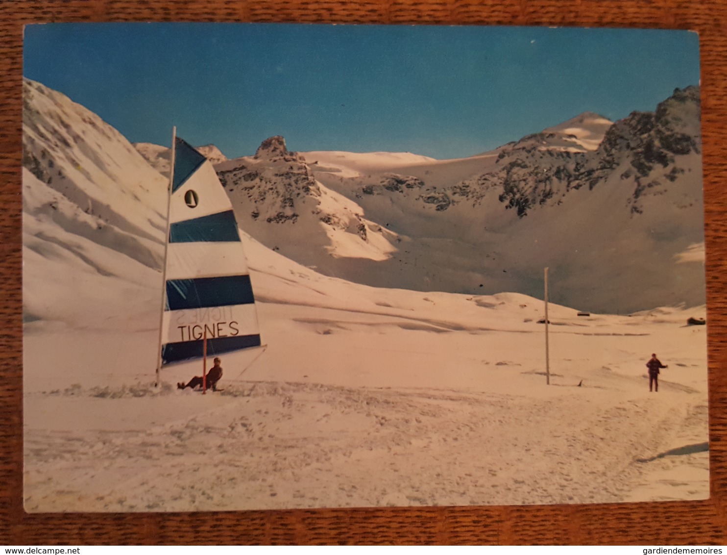 Tignes - En Char à Voile Sur Le Lac Gelé Face à La Grande Motte - DA - Winter Sports