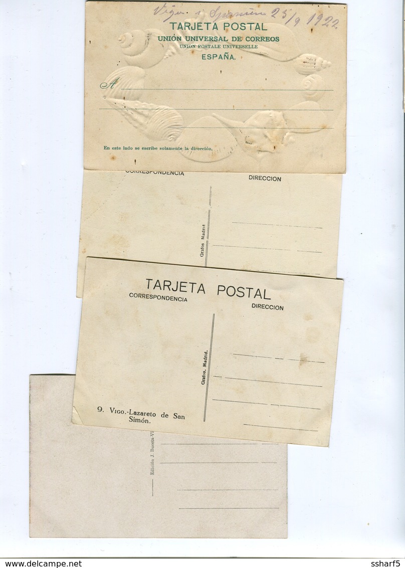 VIGO 4 Postales 1905-10 - Otros & Sin Clasificación