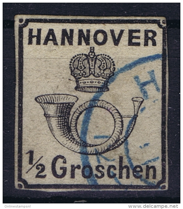 Hannover  Mi 17 Obl./Gestempelt/used  1860 - Hanover