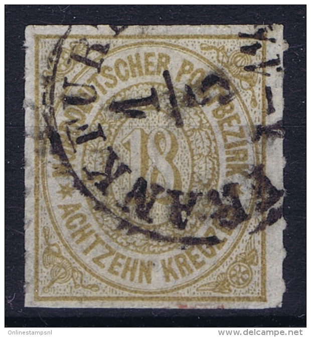 Norddeutscher  Bund Mi  11 Obl./Gestempelt/used - Oblitérés