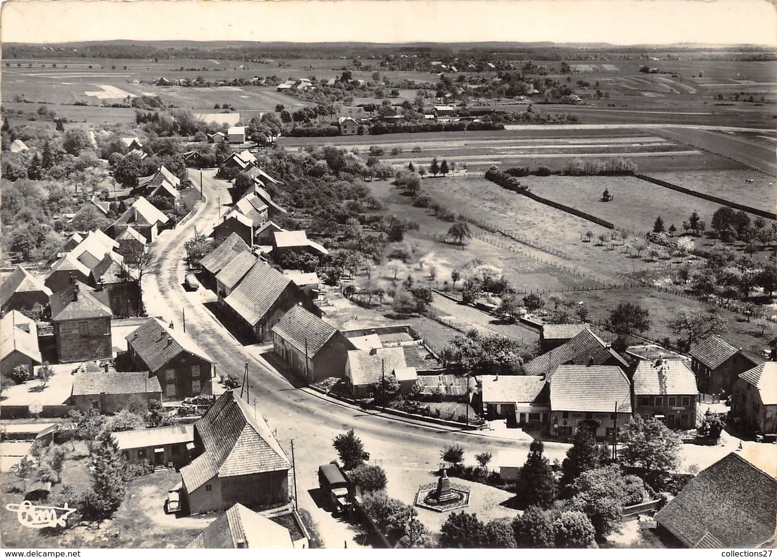 90-ROPPE- VUE AERIENNE LA RUE PRINCIPALE - Autres & Non Classés