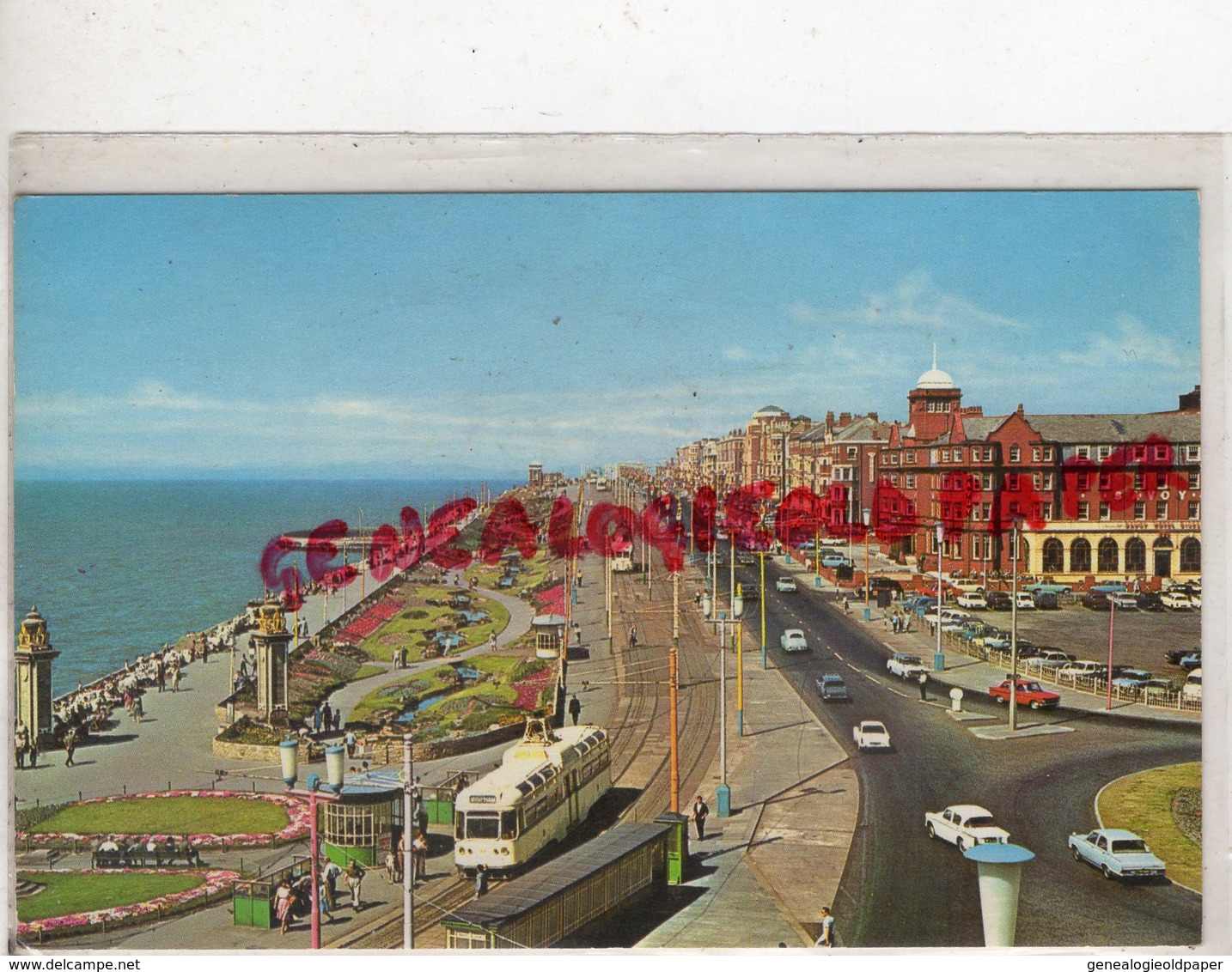 ROYAUME UNI-ANGLETERRE- BLACKPOOL- NORTH PROMENADE AND GYNN GARDENS- 1967 - Blackpool