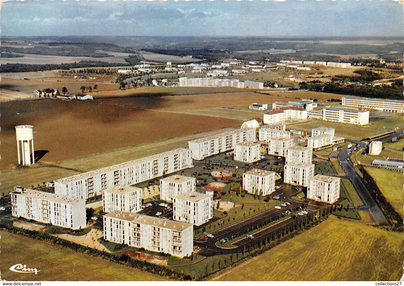 91-ETAMPES-  VUE GENERALE AERIENNE- GROUPE HLM DE GUINETTE - Etampes