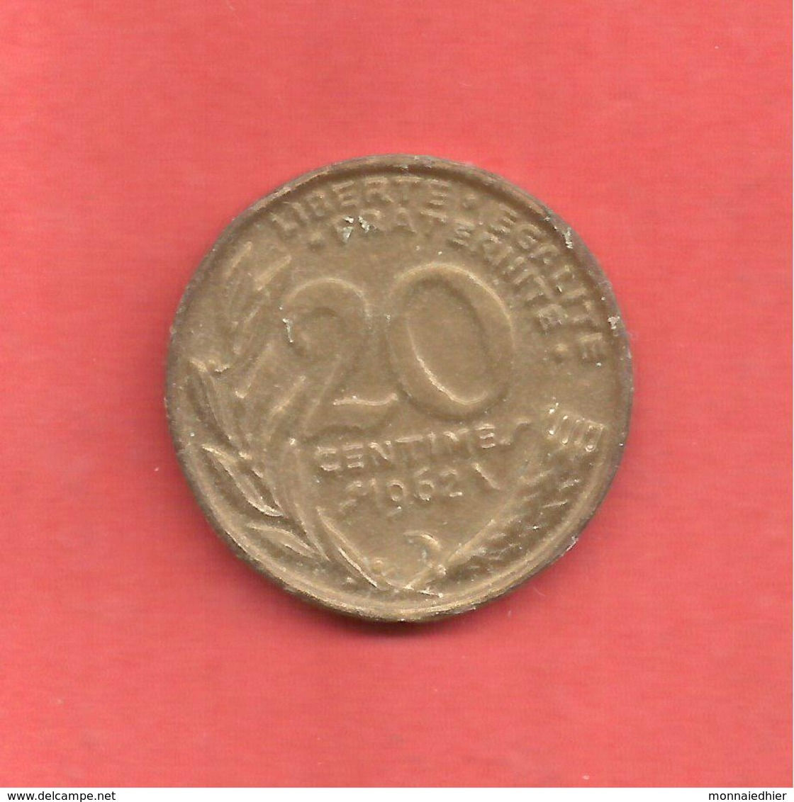 Monnaie De 20 Centimes Marianne Jeton Plastique école En Francs Début Années 1962 - Fabricant ASCO à Juziers (78) - Professionals / Firms
