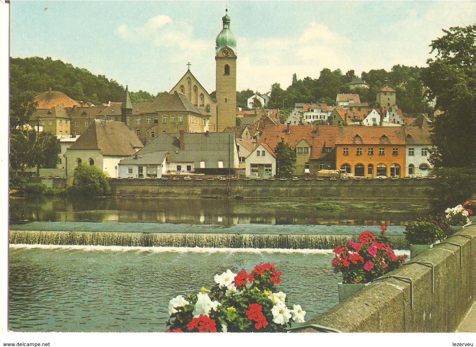 CP ALLEMAGNE SCHWANDORF I. BAYERN PARTIE AN DER NAAB BARRAGE CHUTE D'EAU - Schwandorf