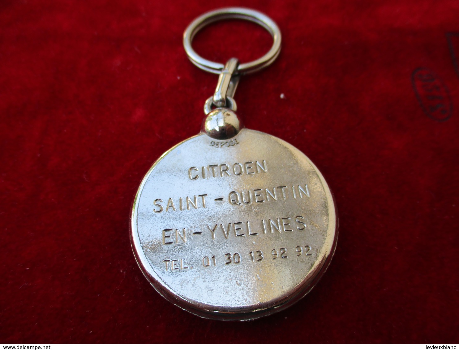 Automobile/ Citroën/ SAINT QUENTIN En YVELINES/ Bronze Chromé/ Vers 1970-1980        POC270 - Key-rings