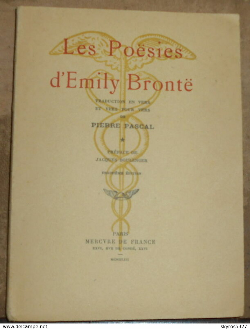 Les Poësies D'Emily Brontë - Autres & Non Classés