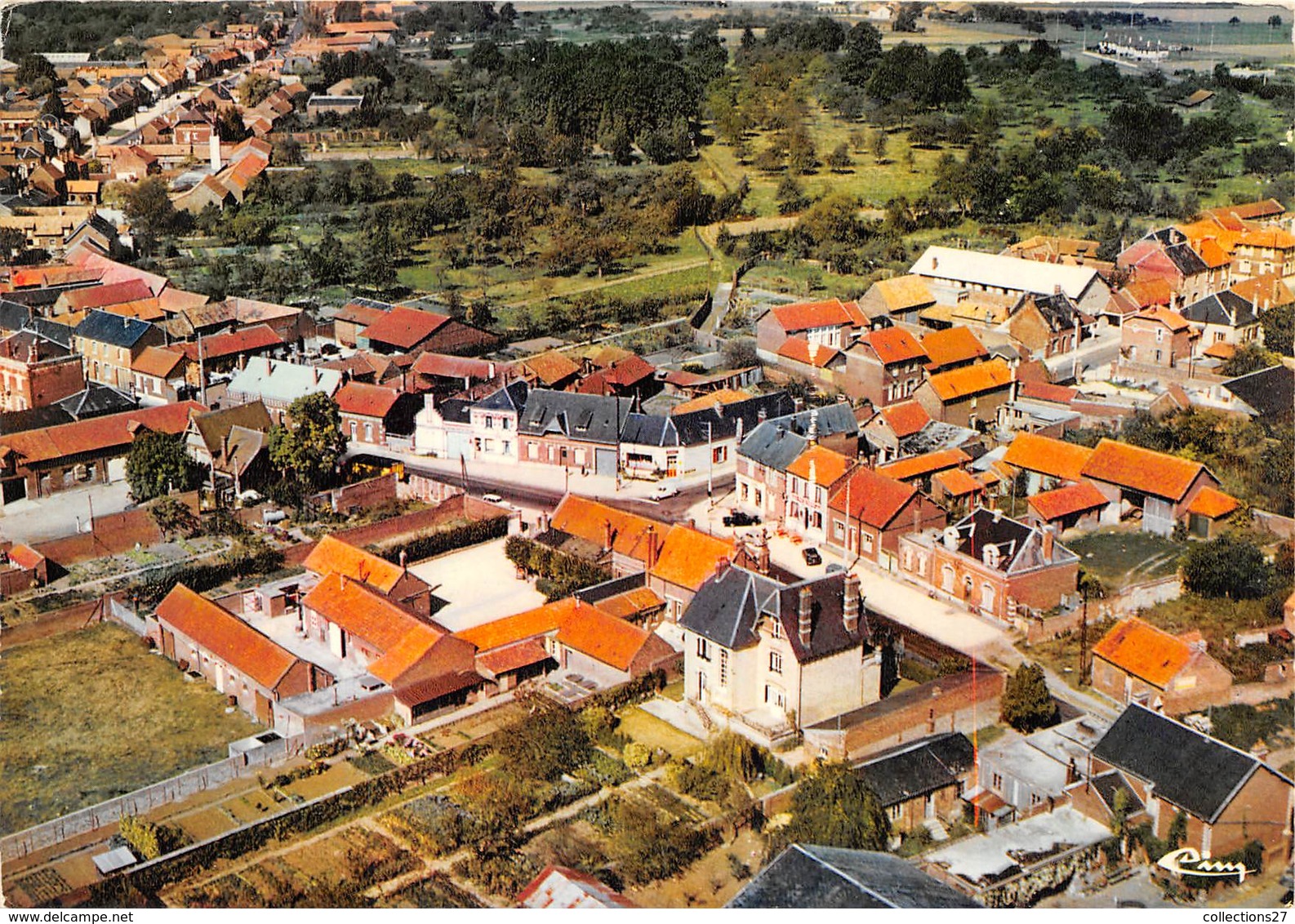 80-ROLLOT-MONTDIDIER- VUE GENERALE AERIENNE - Autres & Non Classés