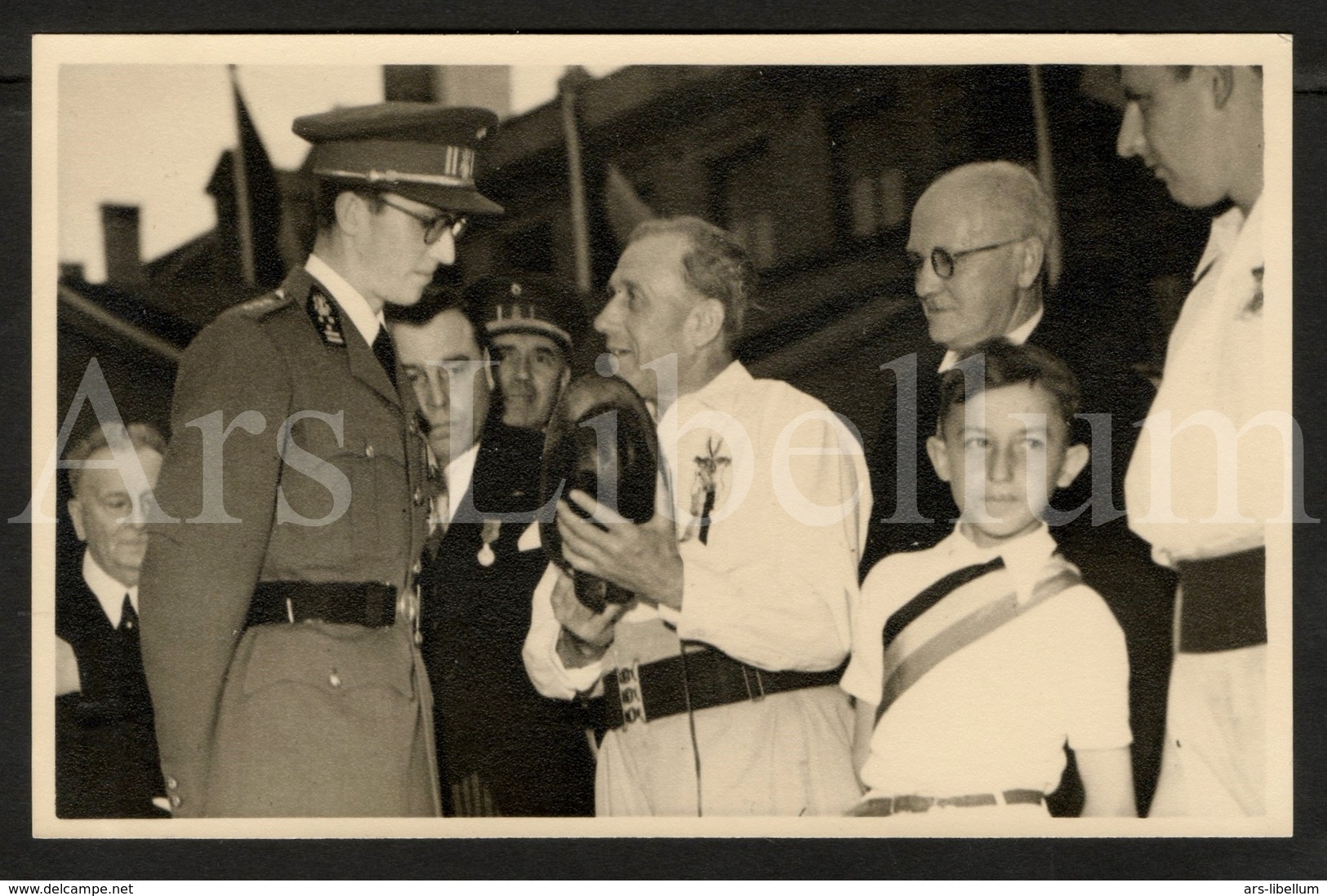 Photo Postcard / ROYALTY / Belgium / Belgique / Roi Baudouin / Koning Boudewijn / Sablon / 1951 - Places, Squares