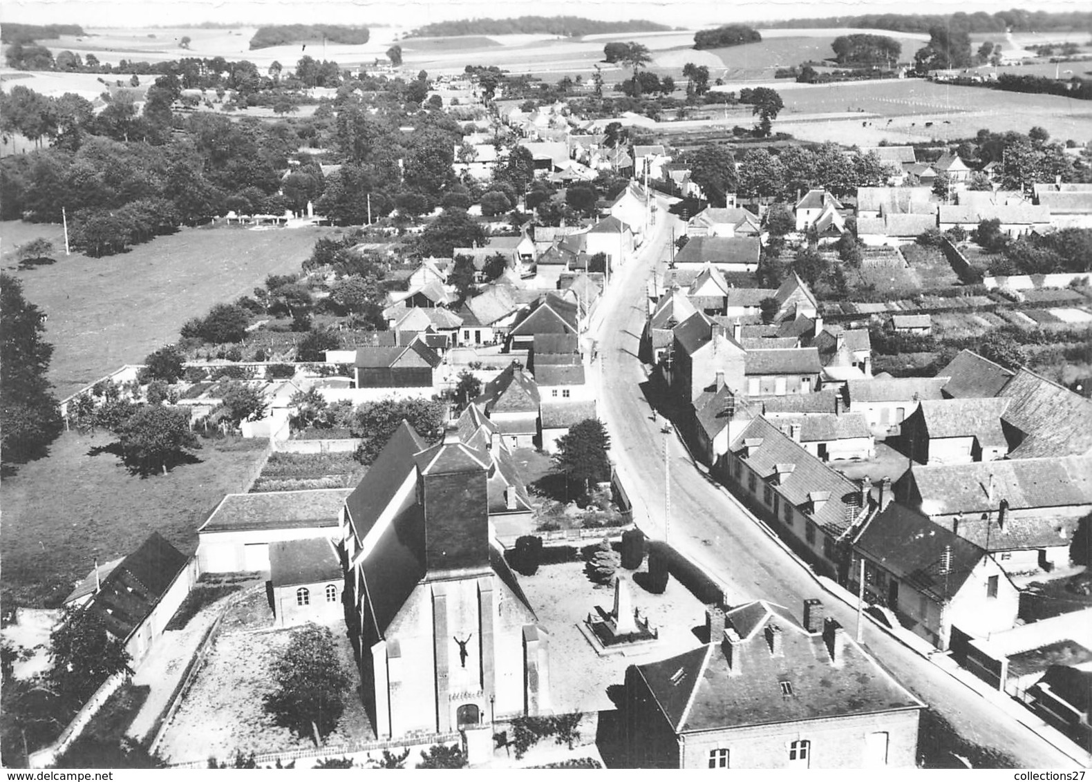 80-VRON- VUE DU CIEL L'EGLISE - Autres & Non Classés