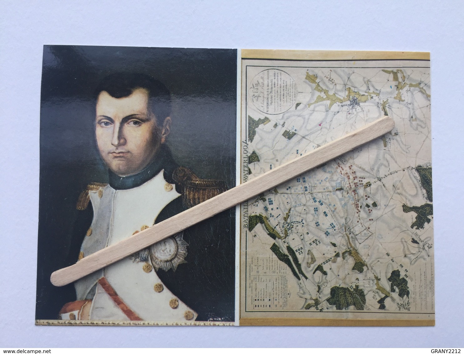 GENAPPE,VIEUX -GENAPPE,WATERLOO »MUSÉE DU CAILLOU,L’EMPEREUR,PLAN DE LA BATAILLE (TARDIEU( Carte Souvenir 2 Vues - Genappe