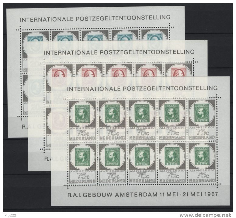 Olanda 1967 Unif. 852/54 Minisheet Of 10 **/MNH VF - Unused Stamps
