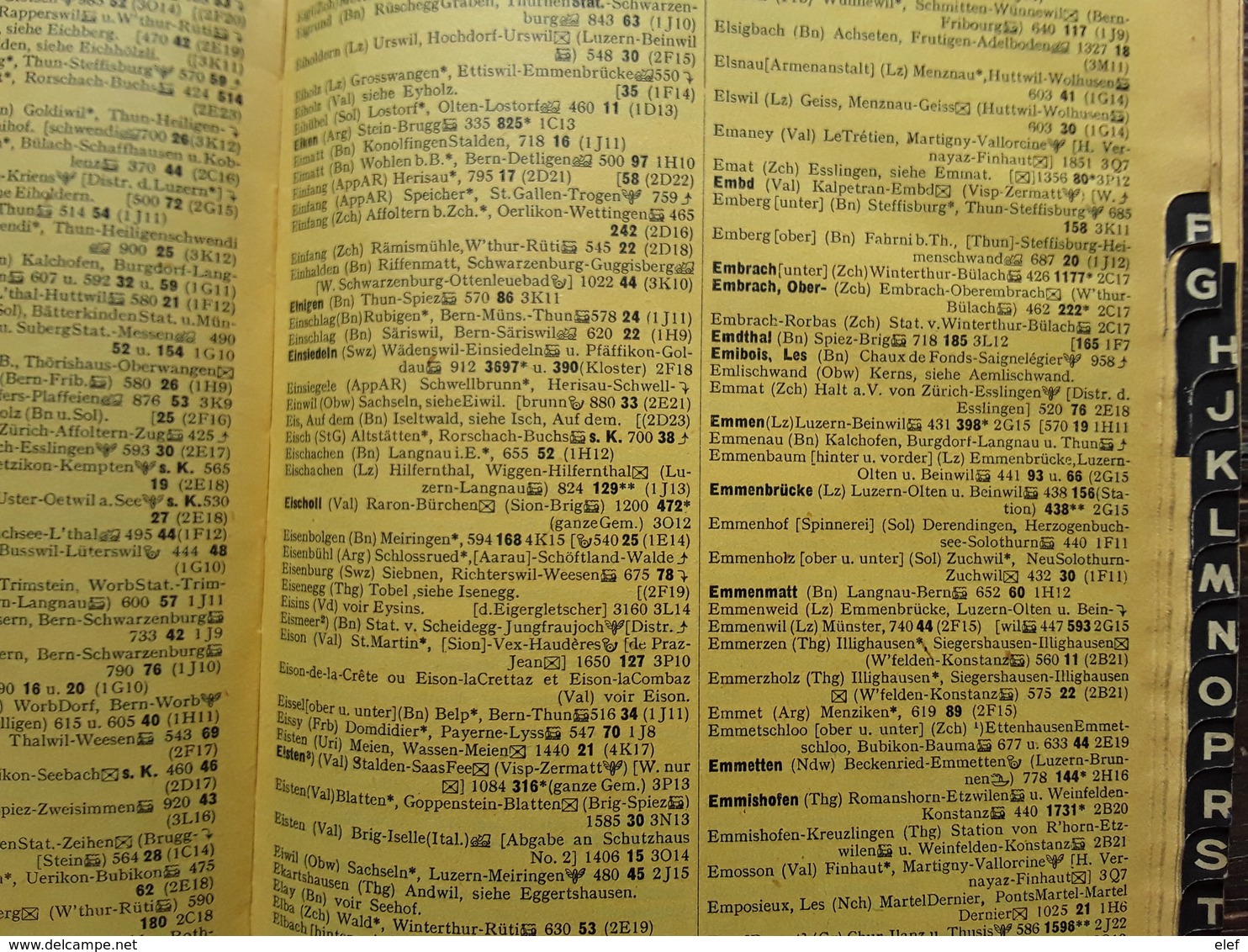 Suisse Guide Cartes Schweizerische Verkehrs Karte ( 4),mit Orts Lexicon Arthur Jacot 1926 Verlag Frey Kratz Zurich, Tb R - Suiza