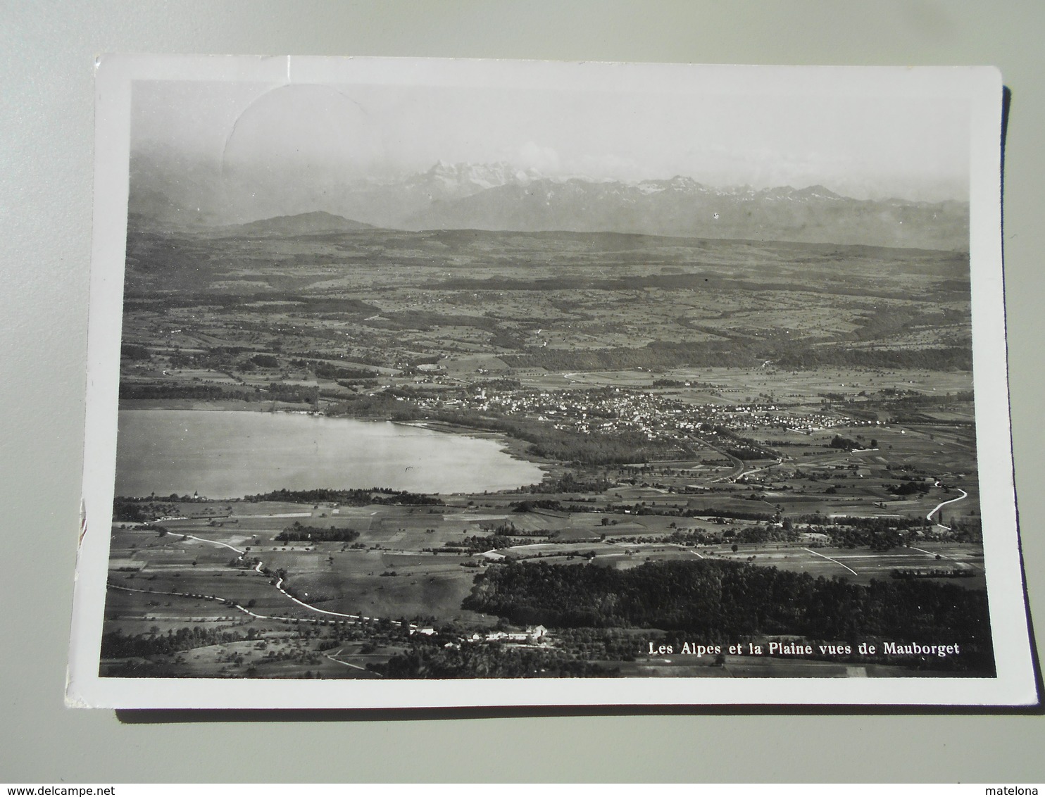 SUISSE VD VAUD LES ALPES ET LA PLAINE VUES DE MAUBORGET - Mauborget