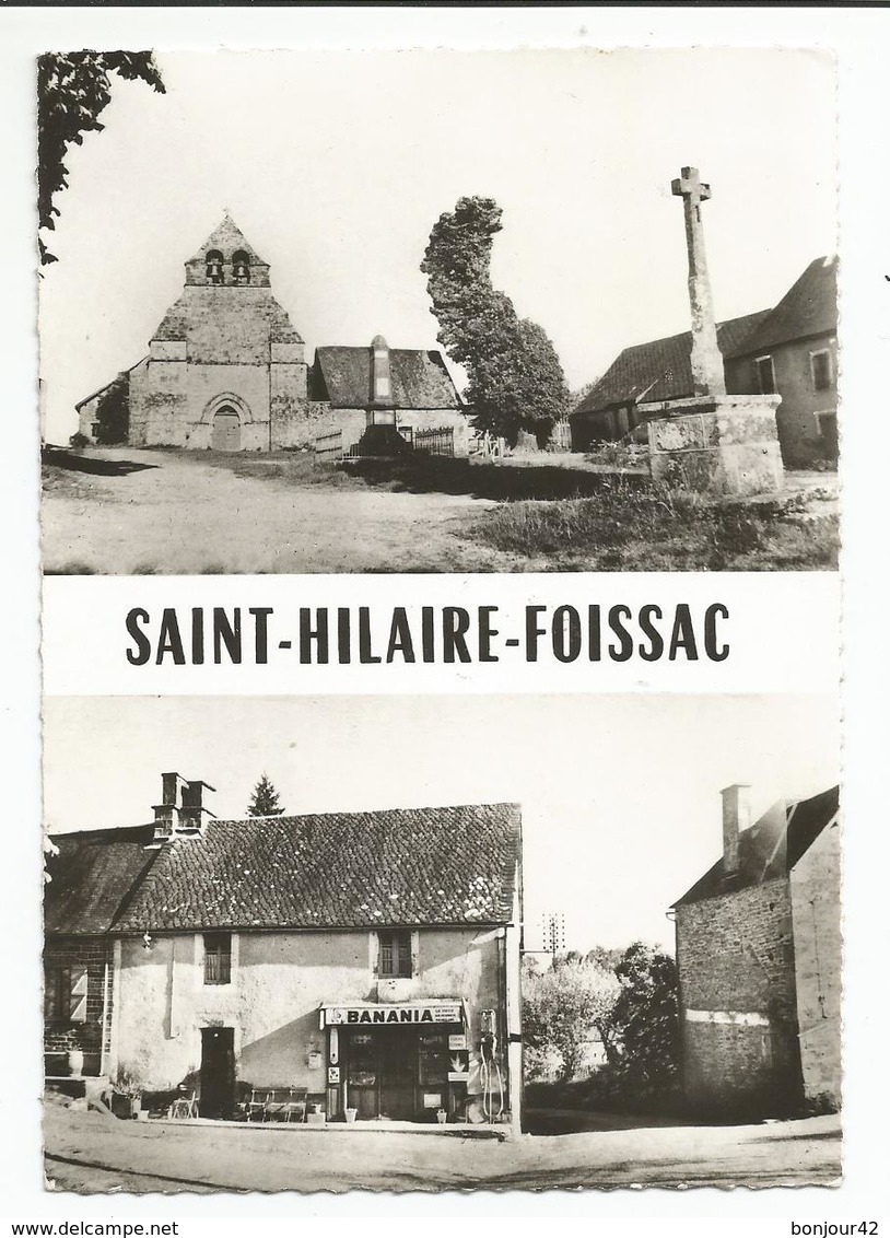 SAINT - HILAIRE - FOISSAC (19) Place De L'Eglise , Sortie Du Bourg - Autres & Non Classés