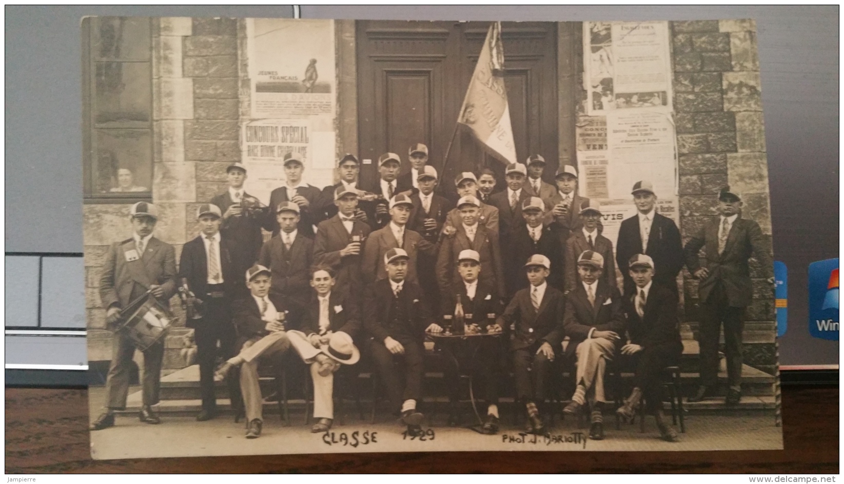 Gueugnon - Carte Photo - Les Conscrits De 1929 - Gueugnon