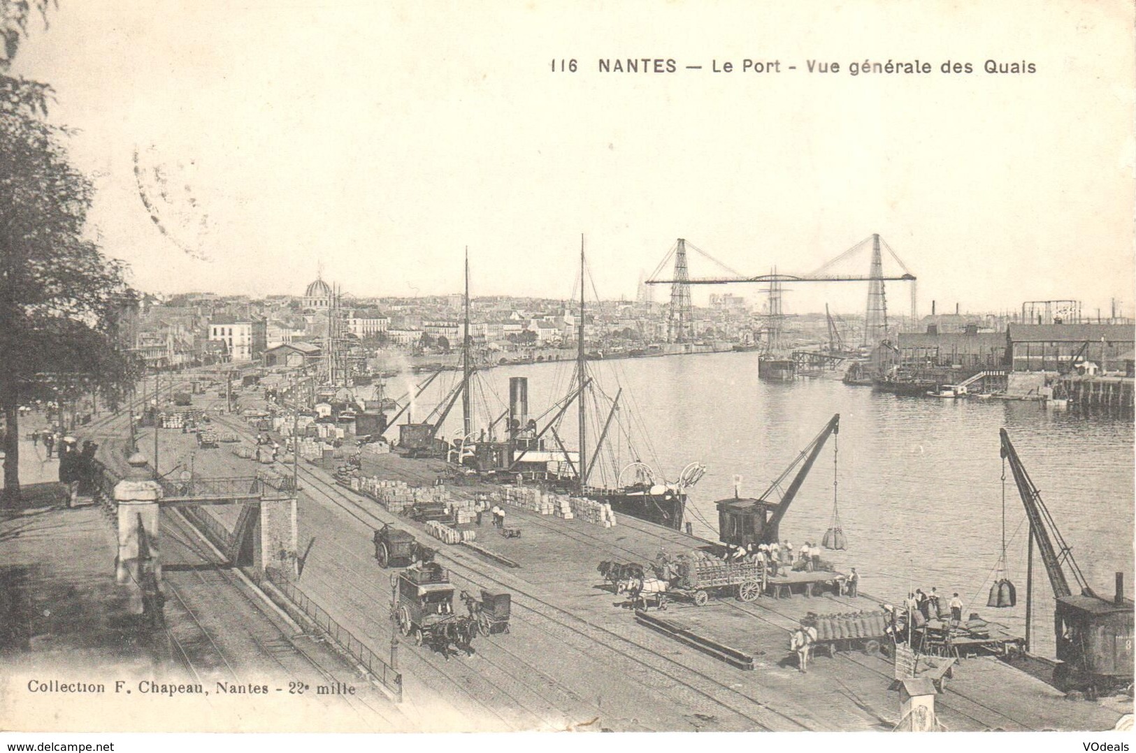 (44) Loire Atlantique - CPA - Nantes - Le Port - Vue Générale Des Quais - Nantes