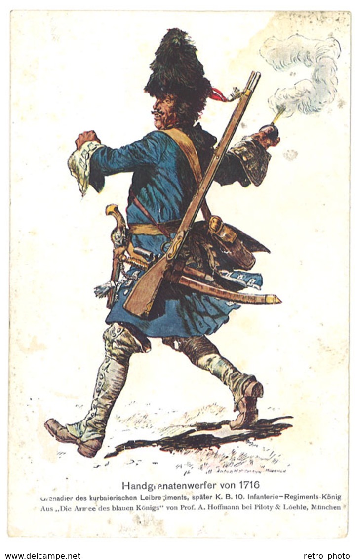 Cpa Handgranatenwerfer Von 1716 ( Lanceur De Grenade, Dans L'état ) - Altri & Non Classificati